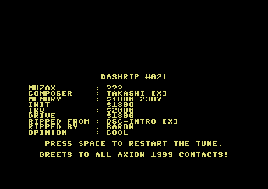 Dashrip 21