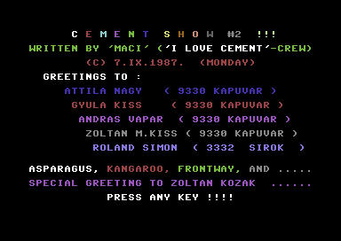 Cement Show 2