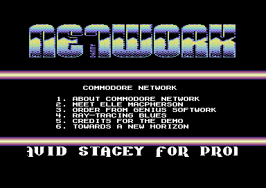 Commodore Network Demo