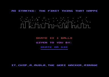 Skate II+Balls