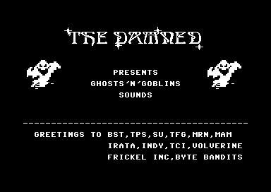 Ghosts'n Goblins Sounds