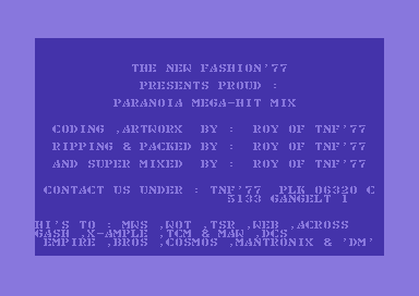 Paranoia Mix