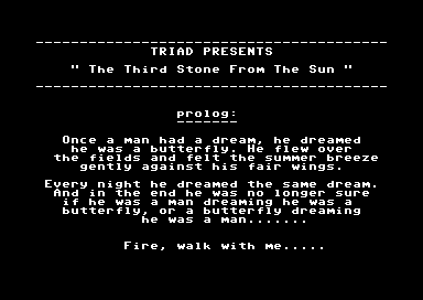 3rd Stone from the Sun