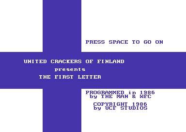 The First Letter