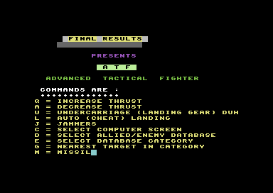 Advanced Tactical Fighter